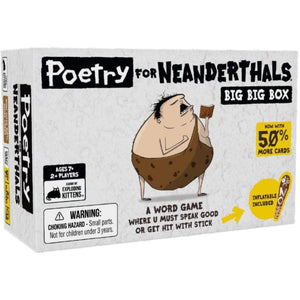 Exploding Kittens Board & Card Games Poetry for Neanderthals Big Box (Q3 2024 Release)