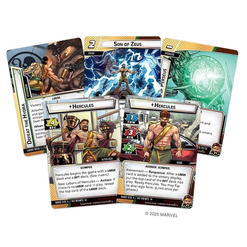 Fantasy Flight Games Living Card Games Marvel Champions LCG - Hercules Hero Pack