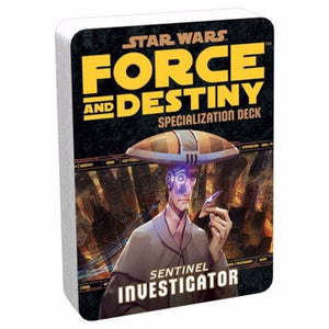Fantasy Flight Games Roleplaying Games Star Wars - Force and Destiny Investigator Specialization Deck