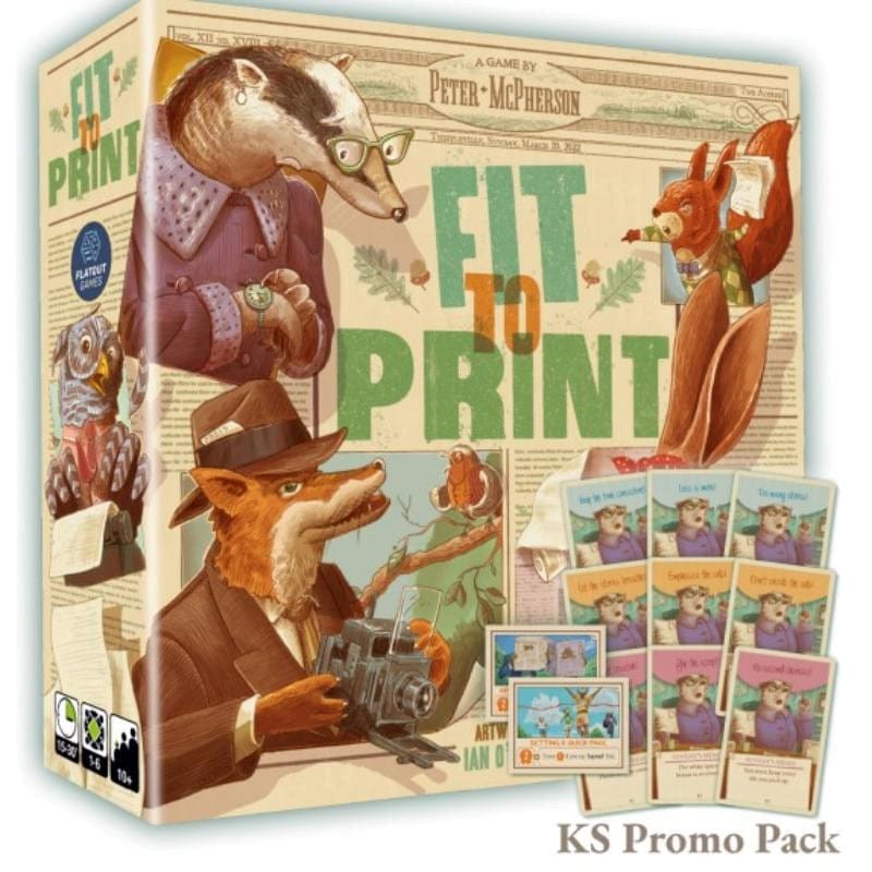 Flatout Games Board & Card Games Fit To Print - Kickstarter Edition