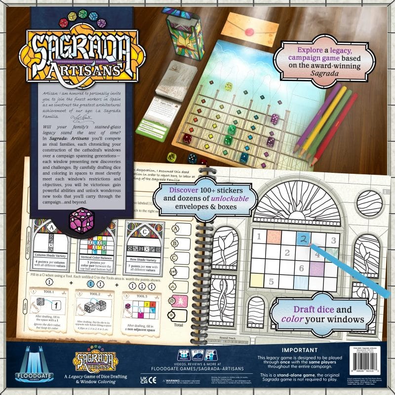Floodgate Games Board & Card Games Sagrada - Artisans