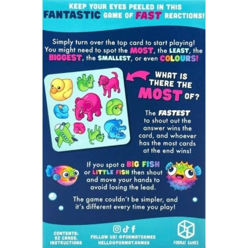 Format Games Board & Card Games Big Fish Little Fish - Family Game
