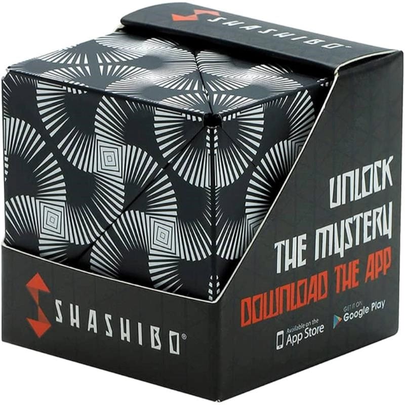 Fun In Motion Toys Novelties Shashibo Shapeshifting Box - Black & White