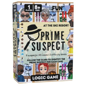 Fun Squared Games Logic Puzzles Prime Suspect - Ski Lodge