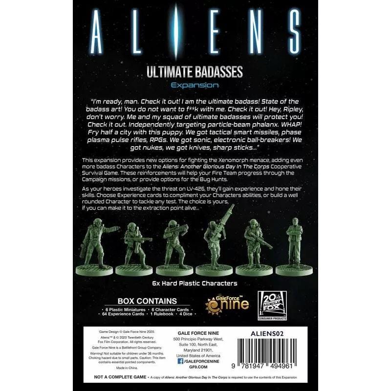 Gale Force Nine Board & Card Games Aliens - Another Glorious Day in the Corps - Ultimate Badasses Expansion