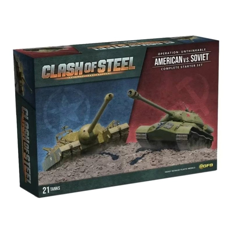 Gale Force Nine Miniatures Clash of Steel - USA vs Soviet Starter