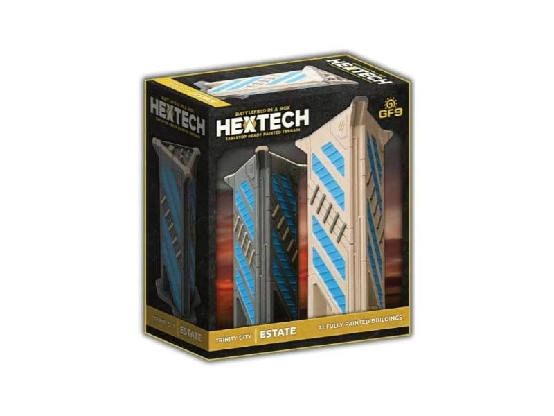 Gale Force Nine Miniatures Hextech Terrain - Trinity City - Estate (2) (July 2023 release)