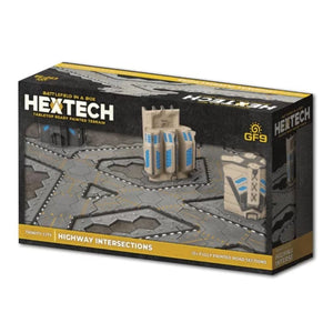 Gale Force Nine Miniatures Hextech Terrain - Trinity City - Highway Intersections