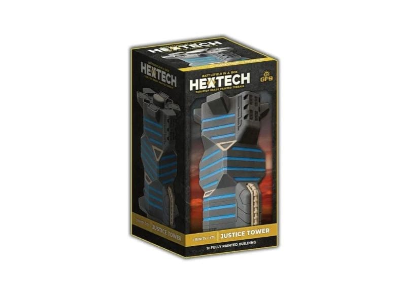 Gale Force Nine Miniatures Hextech Terrain - Trinity City - Justice Tower (July 2023 release)