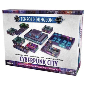 Gale Force Nine Miniatures Tenfold Dungeon - Cyberpunk City