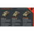 Gale Force Nine Miniatures World Of Tanks Miniatures Game - U.S.A. Tank Platoon (M3 Lee, M4A1 75mm Sherman, M10 Wolverine)
