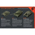 Gale Force Nine Miniatures World Of Tanks Miniatures Game - U.S.S.R. Tank Platoon (T-70, IS-2, ISU-152)