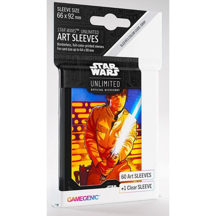 Card Sleeves - Star Wars Unlimited TCG - Gamegenic - Art Sleeves - Luke Skywalker