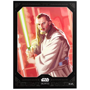Gamegenic Trading Card Games Card Sleeves - Gamegenic Star Wars Unlimited -  Art Sleeves - Qui-Gon Jinn (July 2025 Release)