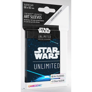 Gamegenic Trading Card Games Card Sleeves - Gamegenic Star Wars Unlimited - Art Sleeves - Space Blue (18/03/2024 release)