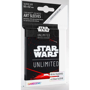 Gamegenic Trading Card Games Card Sleeves - Gamegenic Star Wars Unlimited - Art Sleeves - Space Red (18/03/2024 release)