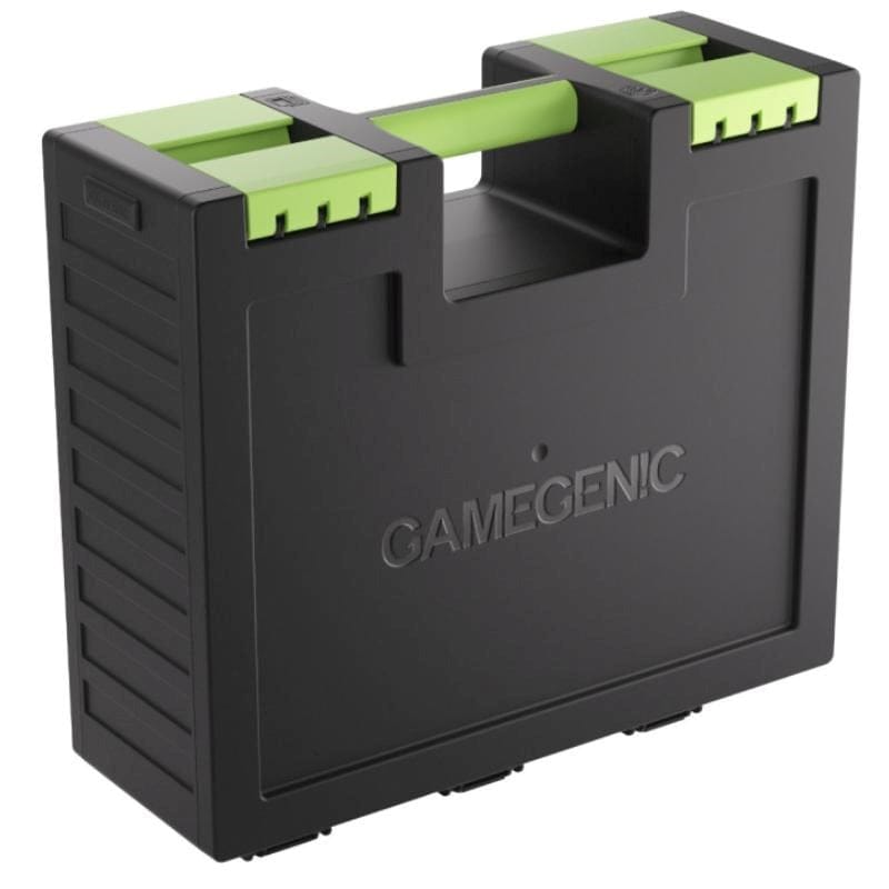 Gamegenic Trading Card Games Card Storage Box - Gamegenic Game Castle - Black/Green