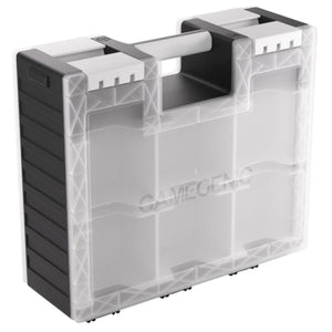 Gamegenic Trading Card Games Card Storage Box - Gamegenic Game Castle - Black/White/Clear (30/05/2025 Release)