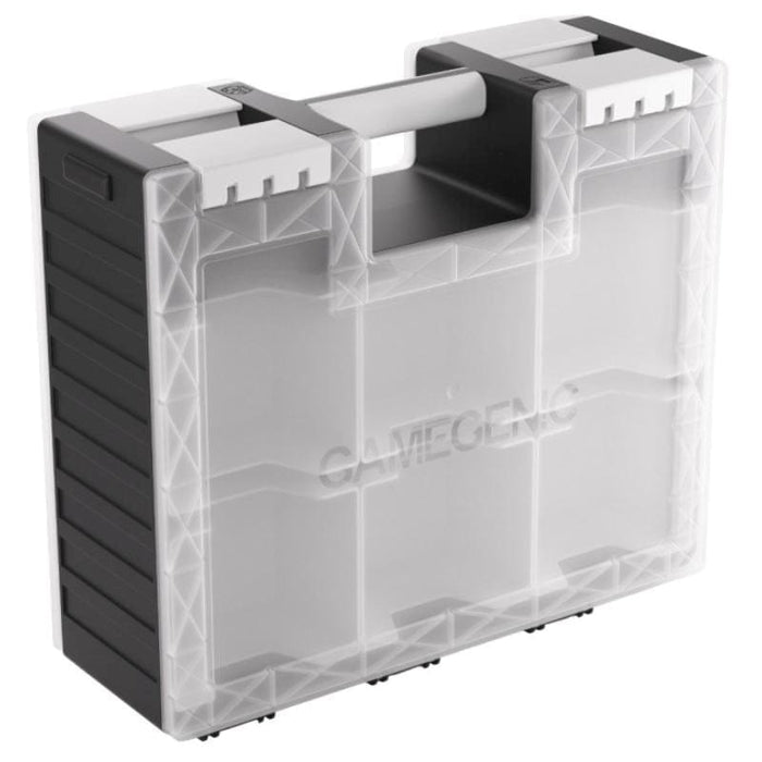 Card Storage Box - Gamegenic Game Castle - Black/White/Clear