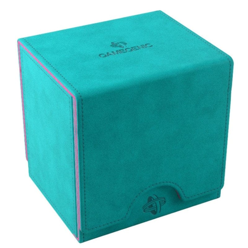 Gamegenic Trading Card Games Deck Box - Gamegenic Sidekick PRO 100+ XL - Teal/Pink (Exclusive Edition)