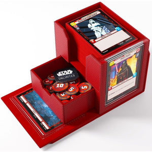 Gamegenic Trading Card Games Deck Pod - Gamegenic Star Wars Unlimited - Red (18/03/2024 release)