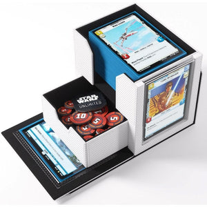 Gamegenic Trading Card Games Deck Pod - Gamegenic Star Wars Unlimited - White/Black (18/03/2024 release)