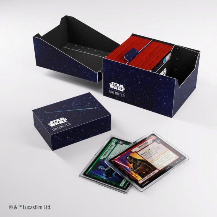 Gamegenic - Star Wars Unlimited Twin Sun Soft Crate - Card Back Blue