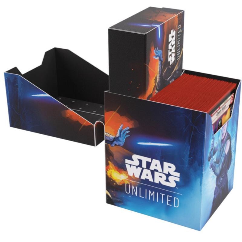 Gamegenic Trading Card Games Soft Crate - Gamegenic Star Wars Unlimited - Rey/Kylo Ren