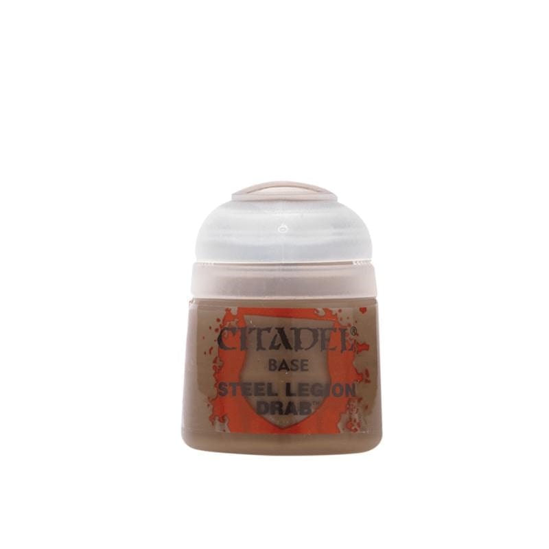 Games Workshop Hobby Paint - Citadel Base - Steel Legion Drab