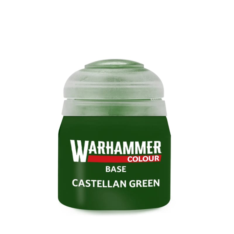 Games Workshop Hobby Paint - Warhammer Colour Base - Castellan Green