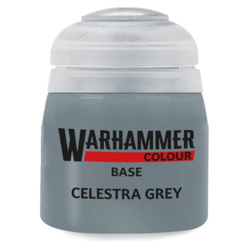 Games Workshop Hobby Paint - Warhammer Colour Base - Celestra Grey