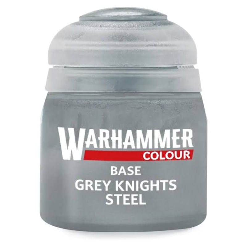 Games Workshop Hobby Paint - Warhammer Colour Base - Grey Knights Steel