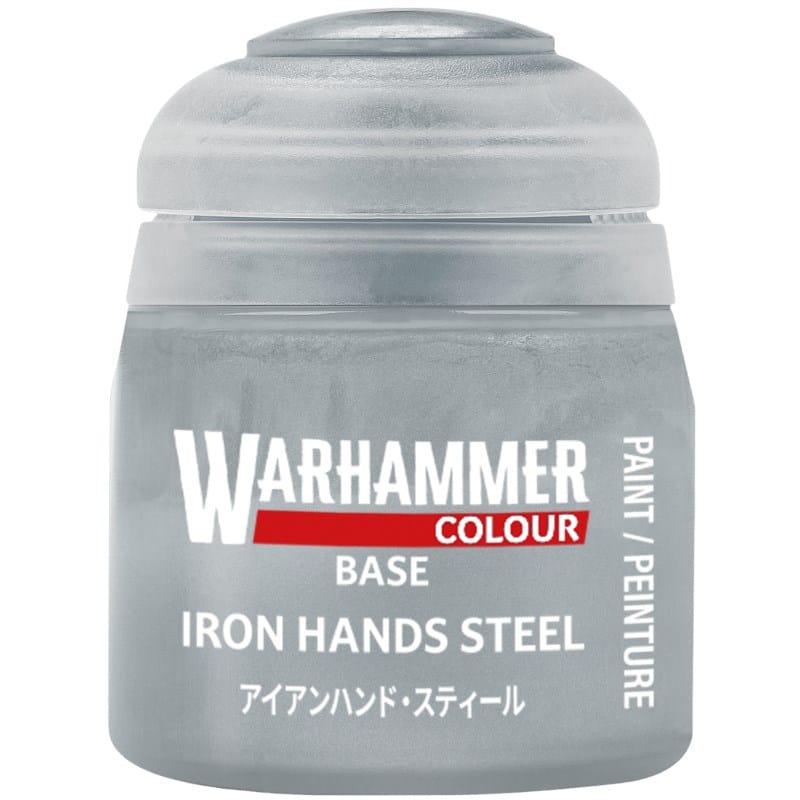 Games Workshop Hobby Paint - Warhammer Colour Base - Iron Hands Steel