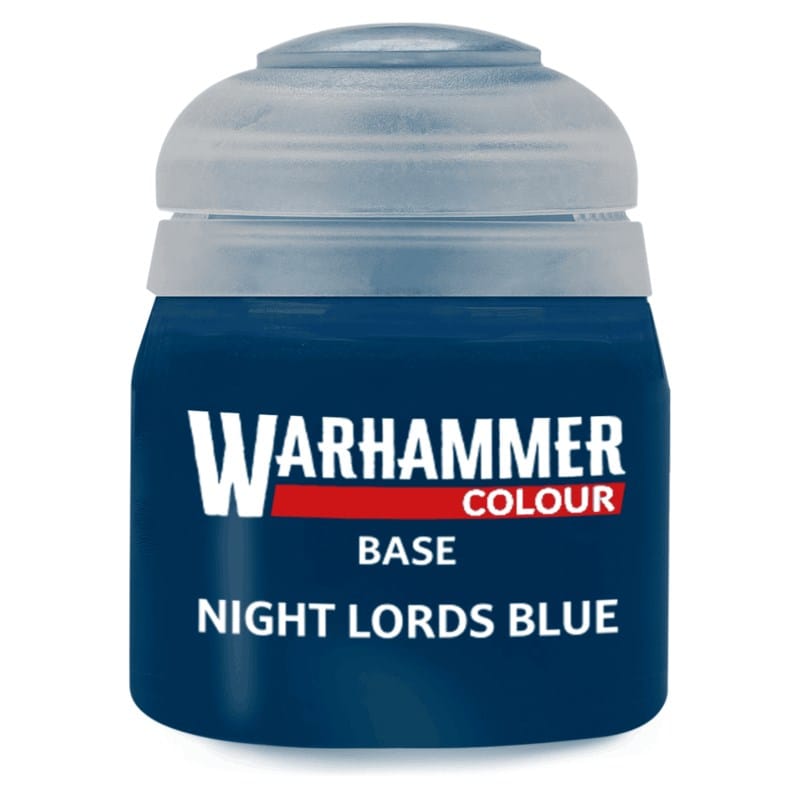 Games Workshop Hobby Paint - Warhammer Colour Base - Night Lords Blue