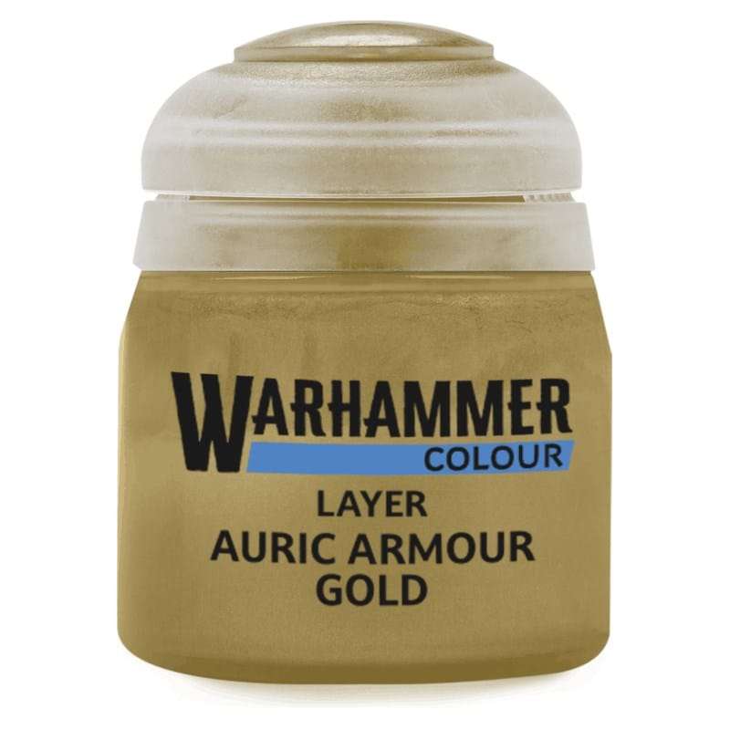 Games Workshop Hobby Paint - Warhammer Colour Layer - Auric Armour Gold