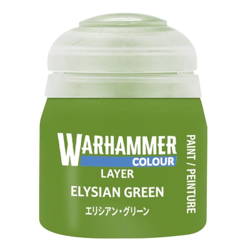 Games Workshop Hobby Paint - Warhammer Colour Layer - Elysian Green