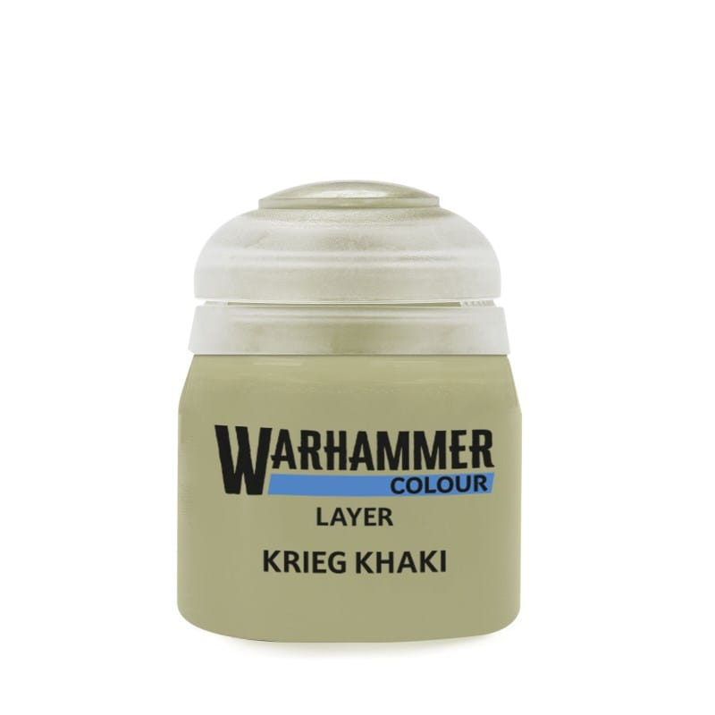 Games Workshop Hobby Paint - Warhammer Colour Layer - Krieg Khaki