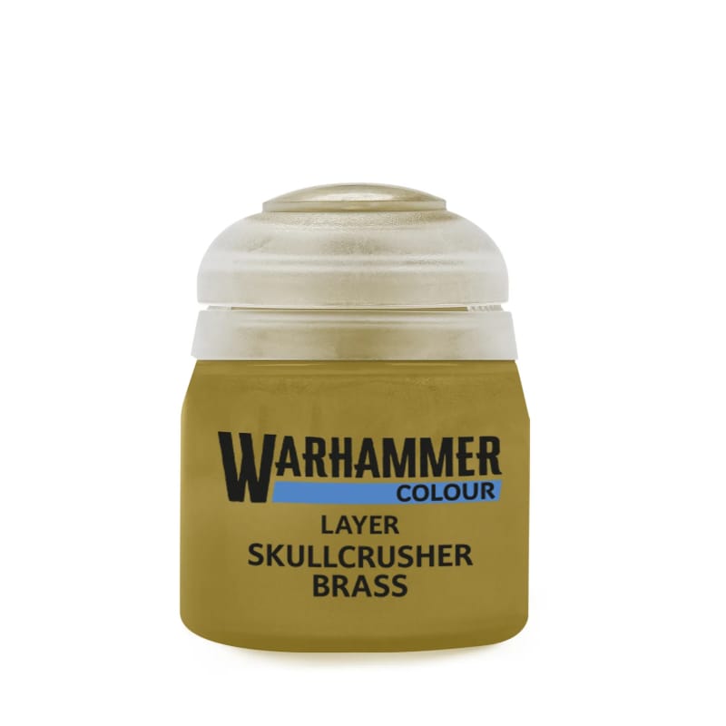 Games Workshop Hobby Paint - Warhammer Colour Layer - Skullcrusher Brass