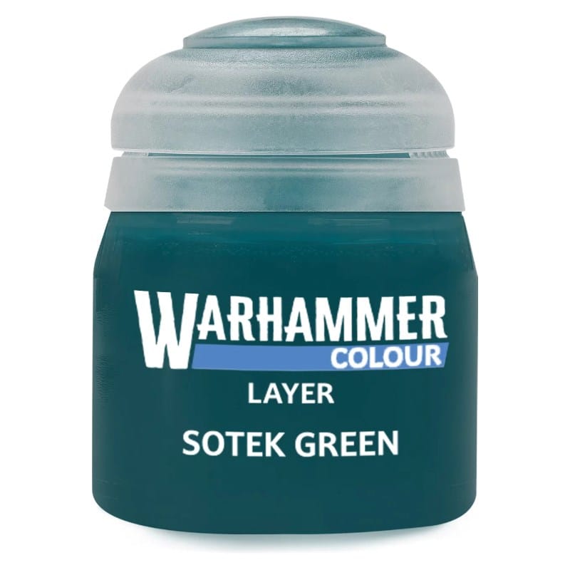 Games Workshop Hobby Paint - Warhammer Colour Layer - Sotek Green