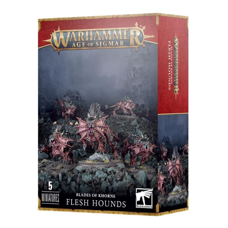 Games Workshop Miniatures Age of Sigmar - Blades of Khorne - Flesh Hounds