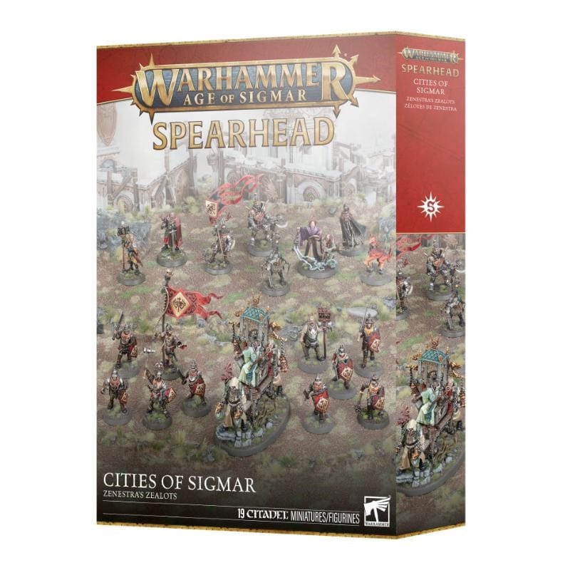 Games Workshop Miniatures Age of Sigmar - Cities of Sigmar - Spearhead - Zenestra's Zealots (Preorder - 30/05/2026 Release)