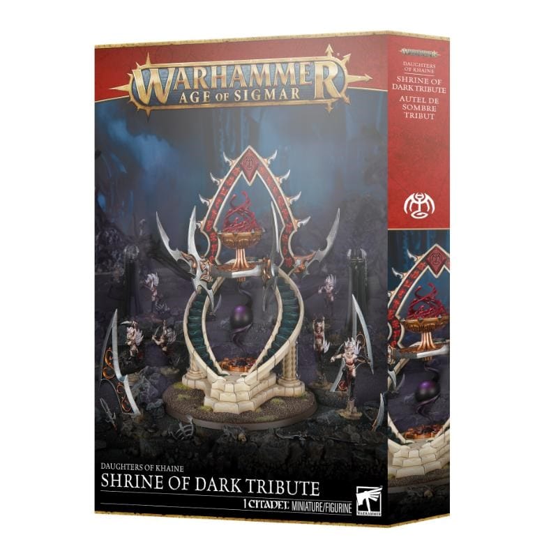 Games Workshop Miniatures Age of Sigmar - Daughters of Khaine - Shrine of Dark Tribute (Preorder from 28/03/2026) (11/04/2026 Release)