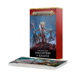 Games Workshop Miniatures Age of Sigmar - Daughters of Khaine - Warscroll Cards (4th Edition) (Preorder from 28/03/2026) (11/04/2026 Release)