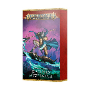 Games Workshop Miniatures Age of Sigmar - Disciples of Tzeentch - Warscroll Cards (4th Edition) (Preorder - 28/02/2026 Release)