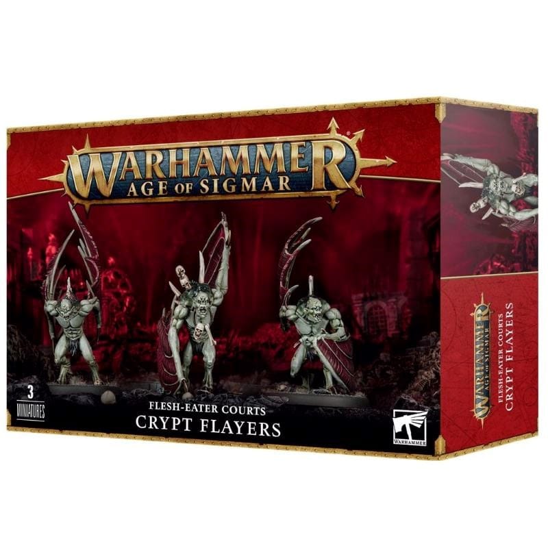 Games Workshop Miniatures Age of Sigmar - Flesh-Eater Courts - Crypt Flayers / Crypt Horrors / Vargheists