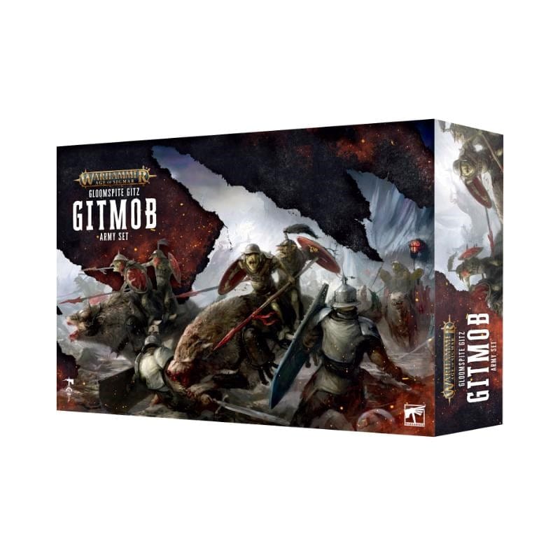 Games Workshop Miniatures Age of Sigmar - Gloomspite Gitz - Gitmob Army Set (Preorder - 15/02/2025 Release)