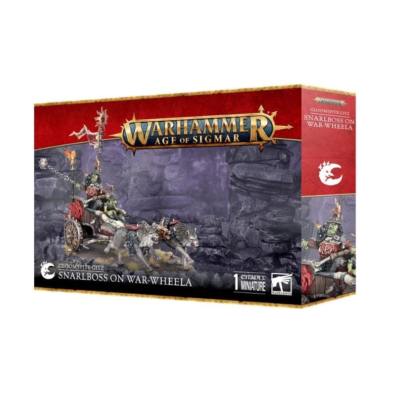 Games Workshop Miniatures Age of Sigmar - Gloomspite Gitz - Snarlboss On War-Wheela (Preorder - 22/03/2025 Release)
