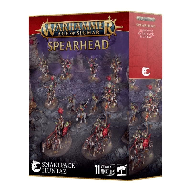 Games Workshop Miniatures Age of Sigmar - Gloomspite Gitz - Spearhead - Snarlpack Huntaz (Preorder - 27/09/2025 Release)