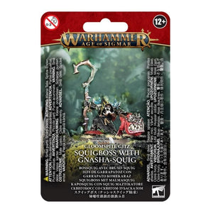 Games Workshop Miniatures Age of Sigmar - Gloomspite Gitz - Squigboss with Gnasha-Squig