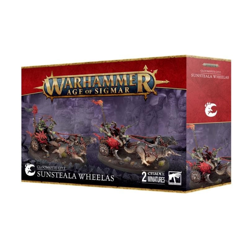 Games Workshop Miniatures Age of Sigmar - Gloomspite Gitz - Sunsteala Wheelas (Preorder - 22/03/2025 Release)